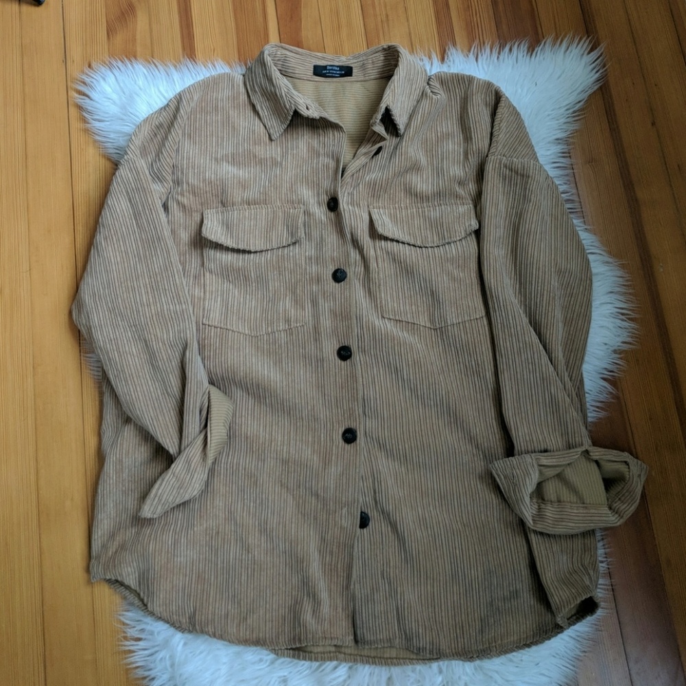 Bershka Corduroy Shirt